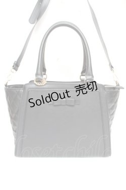 画像1: ｍ petit by misako / サンリオキャラクターズ チャーム付き 2way バッグ  中黒 Y-25-12-04-032-LO-ZA-SZ-ZY