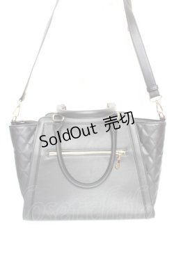 画像2: ｍ petit by misako / サンリオキャラクターズ チャーム付き 2way バッグ  中黒 Y-25-12-04-032-LO-ZA-SZ-ZY