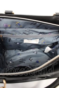 画像3: ｍ petit by misako / サンリオキャラクターズ チャーム付き 2way バッグ  中黒 Y-25-12-04-032-LO-ZA-SZ-ZY