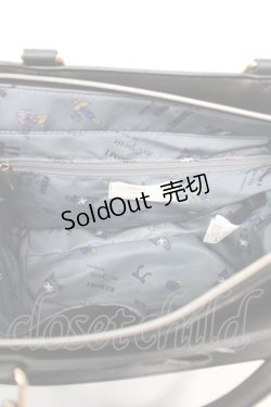 画像3: ｍ petit by misako / サンリオキャラクターズ チャーム付き 2way バッグ  中黒 Y-25-12-04-032-LO-ZA-SZ-ZY