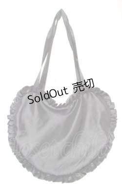 画像2: ATELIER PIERROT / Heart Frill Tote Bag  黒 Y-25-12-04-033-EL-BG-SZ-ZY