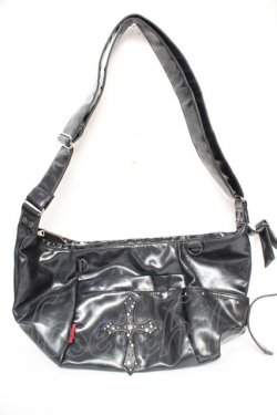 画像2: Ozz On / チェーン付き半月ショルダーバッグ  黒 Y-25-12-04-036-OO-BG-SZ-ZY