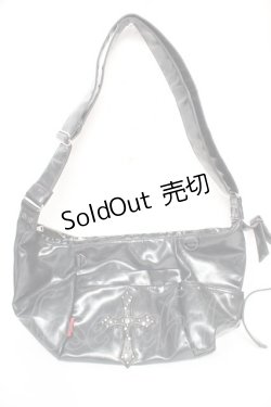 画像2: Ozz On / チェーン付き半月ショルダーバッグ  黒 Y-25-12-04-036-OO-BG-SZ-ZY