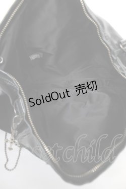 画像3: Ozz On / チェーン付き半月ショルダーバッグ  黒 Y-25-12-04-036-OO-BG-SZ-ZY