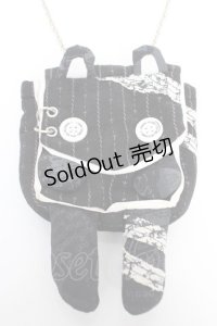 HN+nois / うさぎミニポシェット  黒 Y-25-12-04-037-HN-ZA-SZ-ZY