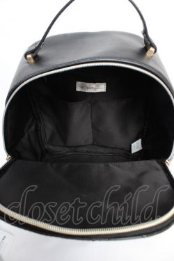 画像3: m petit by misako / キルティングリュック  黒 Y-25-12-05-039-LO-BG-SZ-ZY