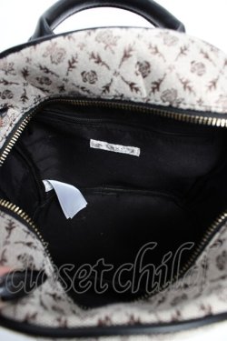 画像3: axes femme / モノグラム柄ミニリュック F 黒 Y-25-12-05-040-AX-BG-SZ-ZY