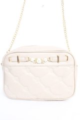 axes femme / バラ刺繍キルトショルダーバック F グレージュ Y-25-12-05-043-AX-BG-SZ-ZY