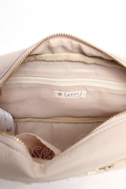 画像3: axes femme / バラ刺繍キルトショルダーバック F グレージュ Y-25-12-05-043-AX-BG-SZ-ZY