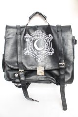 Restyle / 六芒星刺繍バック  黒 Y-25-12-05-045-GO-BG-SZ-ZY