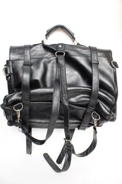 画像2: Restyle / 六芒星刺繍バック  黒 Y-25-12-05-045-GO-BG-SZ-ZY