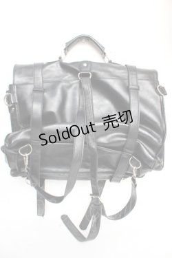 画像2: Restyle / 六芒星刺繍バック  黒 Y-25-12-05-045-GO-BG-SZ-ZY