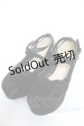 axes femme POETIQUE / 厚底ボリュームヒールパンプス  黒Y-25-12-05-046-AX-SH-SZ-ZTK030