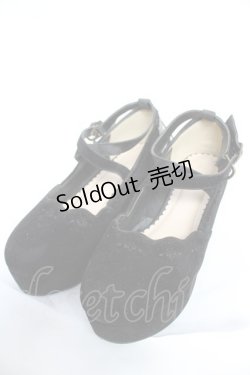 画像1: axes femme POETIQUE / 厚底ボリュームヒールパンプス  黒Y-25-12-05-046-AX-SH-SZ-ZTK030