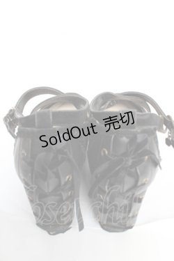 画像3: axes femme POETIQUE / 厚底ボリュームヒールパンプス  黒Y-25-12-05-046-AX-SH-SZ-ZTK030