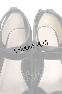 画像5: axes femme POETIQUE / 厚底ボリュームヒールパンプス  黒Y-25-12-05-046-AX-SH-SZ-ZTK030