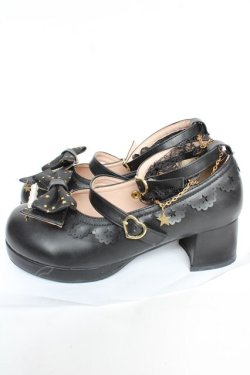 画像2: 老董世家 / スターリボンパンプス  黒 Y-25-12-05-047-LO-SH-SZ-ZY