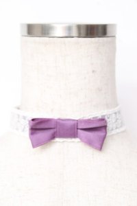 Chalmiere / シュエットチョーカー  パープル Y-25-12-05-009-LO-AC-SZ-ZY