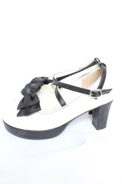 画像2: Queen Bee / クロスパンプス  白 Y-25-12-05-048-EL-SH-SZ-ZY