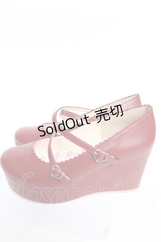 画像2: csT&P / クロスストラップパンプス  赤 Y-25-12-05-049-LO-SH-SZ-ZTK034 (2)