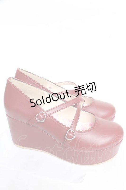 画像4: csT&P / クロスストラップパンプス  赤 Y-25-12-05-049-LO-SH-SZ-ZTK034 (4)