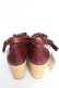 画像3: axes femme kawaii / トリプルリボンシューズ M ワイン Y-25-12-05-050-AX-SH-SZ-ZY (3)