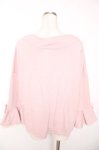 画像2: Cherir la femme / 袖リボンスウェットトップス M ピンク Y-25-12-05-051-LO-TO-SZ-ZI (2)