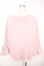 画像2: Cherir la femme / 袖リボンスウェットトップス M ピンク Y-25-12-05-051-LO-TO-SZ-ZI (2)