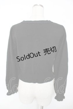 画像2: axes femme Kawaii / ベリーズピクニックニットカーディガン M 黒 Y-25-12-05-053-AX-TO-SZ-ZS