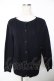 画像1: Cherir la femme / 後ろレースニットカーディガン M 紺 Y-25-12-05-054-LO-TO-SZ-ZY (1)