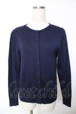 画像1: Cherir la femme / くまポケットカーディガン M 紺 Y-25-12-05-055-LO-TO-SZ-ZT507 (1)