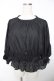 画像1: Franche Lippee / シャーリングぽて袖ブラウス M 黒 Y-25-12-05-058-LO-BL-SZ-ZY (1)
