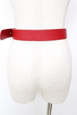 画像2: To Alice / ハートバックルベルト  赤 Y-25-12-05-010-LO-ZA-SZ-ZY