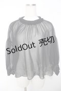 Franche Lippee / くらげブラウス M 黒 Y-25-12-05-059-LO-BL-SZ-ZY