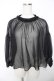 画像1: Franche Lippee / くらげブラウス M 黒 Y-25-12-05-059-LO-BL-SZ-ZY (1)