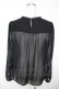 画像2: Franche Lippee / シフォンブラウス M 黒 Y-25-12-05-060-LO-BL-SZ-ZY (2)