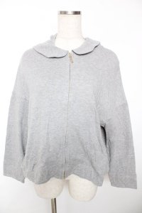 Franche Lippee / うさぎチャームパーカー M グレー Y-25-12-05-065-LO-TO-SZ-ZY