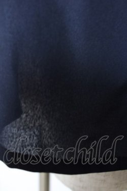 画像3: axes femme kawaii / 姫袖フリルブラウス  紺 Y-25-12-05-072-AX-BL-SZ-ZY