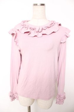 画像1: axes femme kawaii / フリルリボンカットプル  ピンク Y-25-12-05-073-AX-TO-SZ-ZY