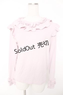 画像1: axes femme Kawaii / フリルリボンカットプル  ピンク Y-25-12-05-073-AX-TO-SZ-ZI