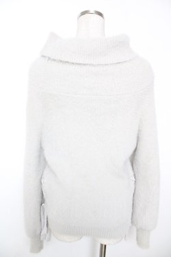 画像2: axes femme / ラメタートルニット  グレー Y-25-12-05-074-AX-TO-SZ-ZY