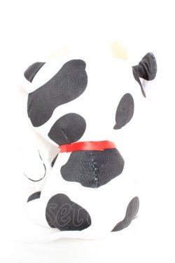 画像2: NieR Clothing / NieRちゃんぬいぐるみ【牛さん着ぐるみ】  白×黒 Y-25-12-05-013-PU-ZA-SZ-ZY