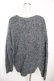 画像2: axes femme / ふんわりフェザーニットカーディガン F グレー Y-25-12-05-075-AX-TO-SZ-ZY (2)