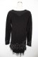 画像2: axes femme / 裾チュールラメニットカーディガン M 黒 Y-25-12-05-078-AX-TO-SZ-ZY (2)
