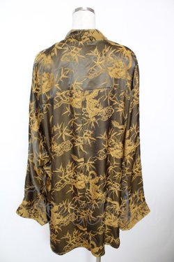 画像2: AXES-X / ドラゴンJQチャイナシャツ  イエロー Y-25-12-05-079-LO-TO-SZ-ZY