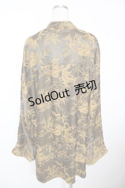 画像2: AXES-X / ドラゴンJQチャイナシャツ  イエロー Y-25-12-05-079-LO-TO-SZ-ZY