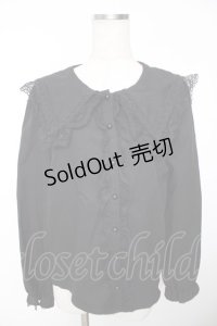 MA*RS / ハートレース襟ブラウス  黒 Y-25-12-05-080-EL-BL-SZ-ZY