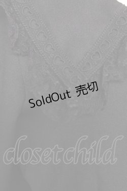 画像3: MA*RS / ハートレース襟ブラウス  黒 Y-25-12-05-080-EL-BL-SZ-ZY