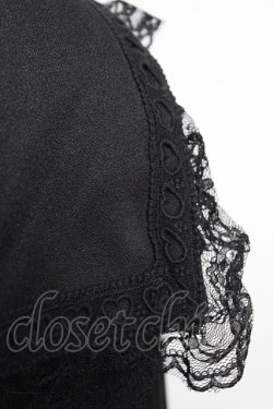 画像4: MA*RS / ハートレース襟ブラウス  黒 Y-25-12-05-080-EL-BL-SZ-ZY