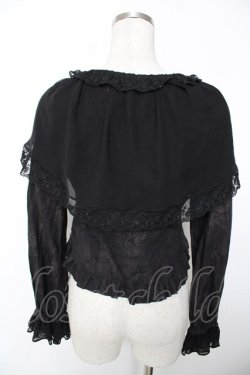 画像2: Lumiebre / アドラシオンローズブラウス  黒 Y-25-12-05-083-LO-TO-SZ-ZY